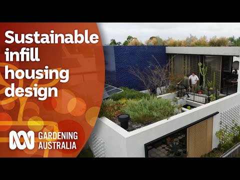 Well-designed sustainable infill housing shows the future of urban development | Gardening Australia