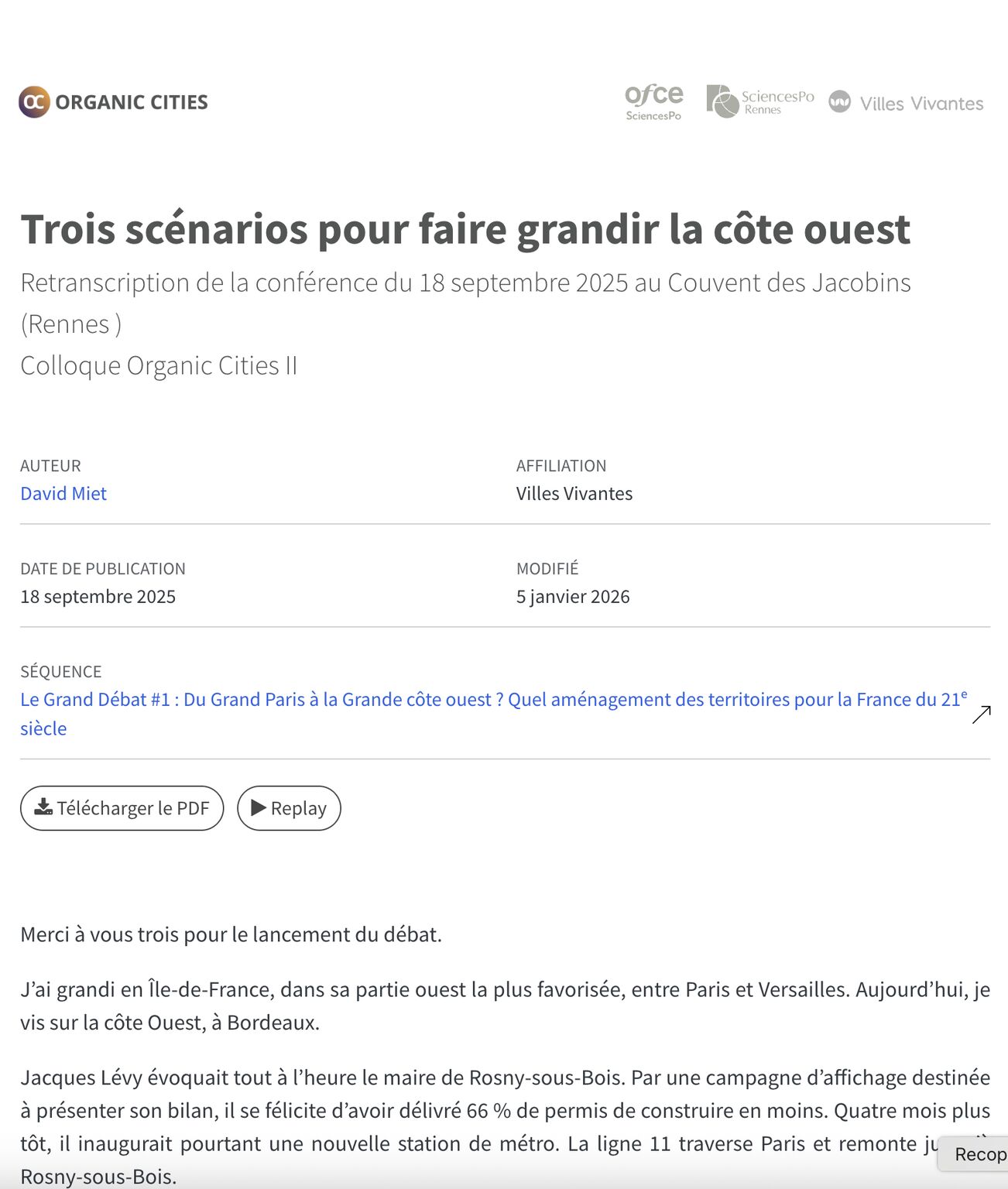 La carte que nous refusons de regarder