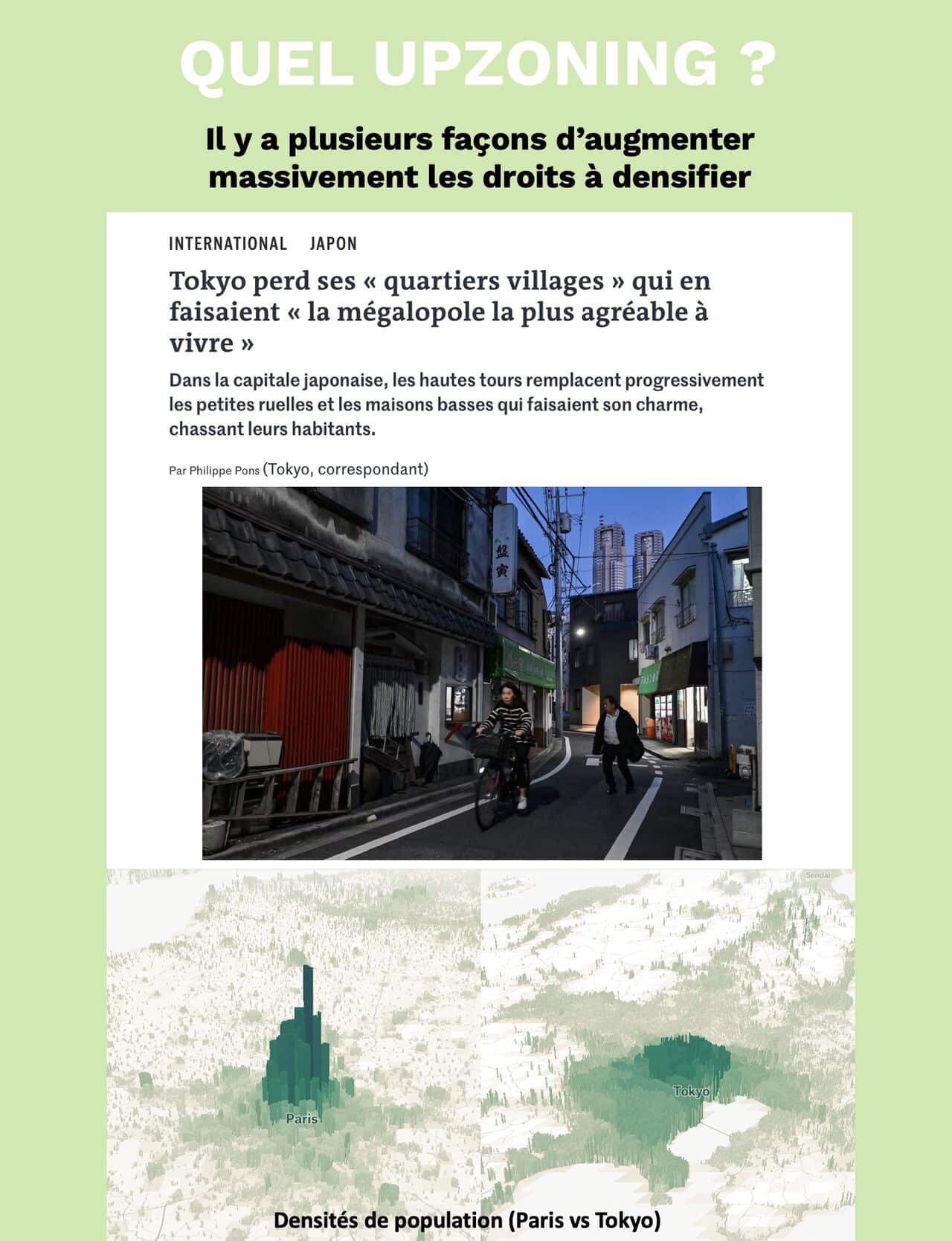 Du choc d’interdiction de la densification… au choc de légalisation du village dense