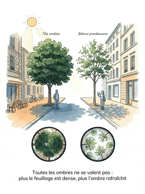 L&rsquo;arbre qui résiste à la canicule est celui qui vous rafraîchit le moins